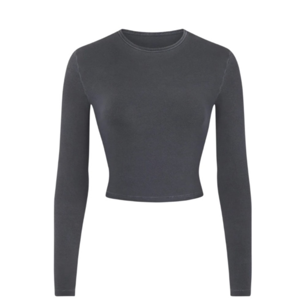 Skims raglan cropped long sleeve